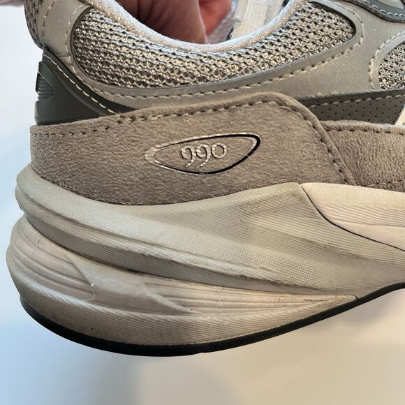 New Balance 990v6 Gray Suede Made In USA Sneakers M990GL6 Men’s US 8 EU 41.5 main image 5